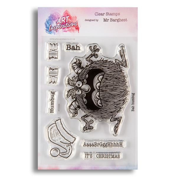Art Inspirations with Mr Barghest A7 Stamp Set - Bah Humbug - 8 S - 523792