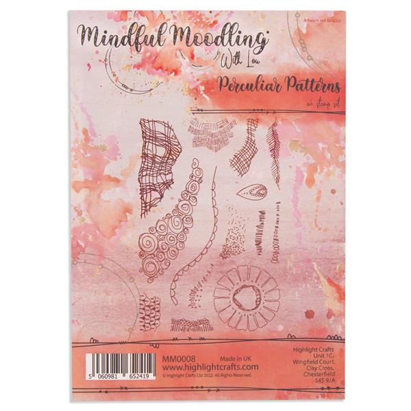 Mindful Moodling Peculiar Patterns A6 Stamp Set - 531102