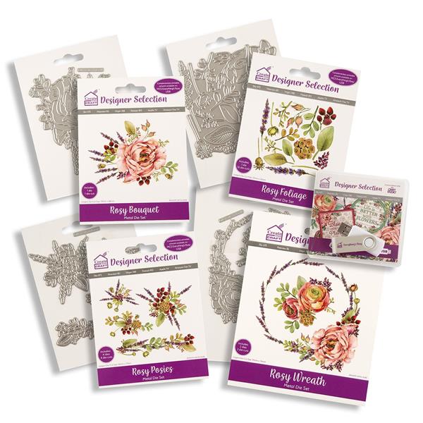 Create & Craft Everything's Rosy Die Collection with Free USB wor - 539342