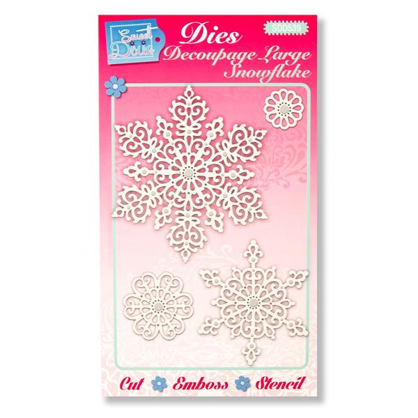 Sweet Dixie Die Set - Large Snowflake - 4 x Dies - 541823