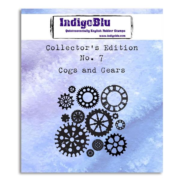 IndigoBlu Collectors Edition Stamp No. 7 - Cogs & Gears - 548181