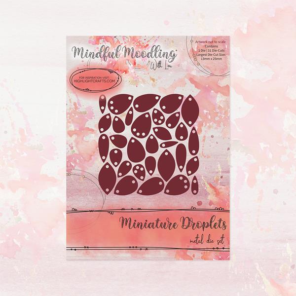Mindful Moodling Miniature Droplets Die Set - 1 Die (31 Die Cuts) - 553459