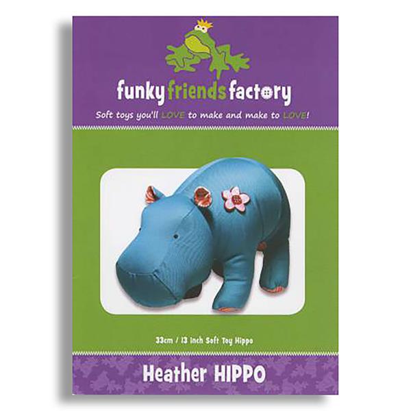 Oh Sew Sweet Shop Funky Friends Factory Heather The Hippo Pattern - 558279
