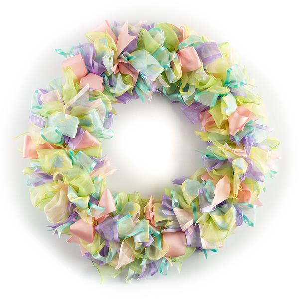 Dawn Bibby Pastel Ribbon Wreath Kit - 561489