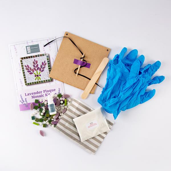 China Petals Mosaic Kit - Lavender Mosaic Plaque - 564507