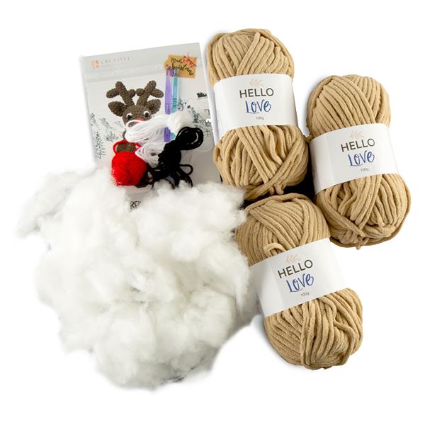 Knitty Critters Ria Reindeer Crochet Kit - 566948