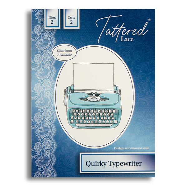 Tattered Lace Quirky Typewriter Die Set - 2 Dies - 569289
