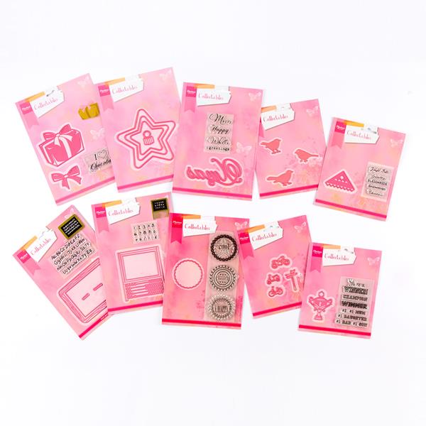 Marianne Designs 10 x Assorted Die & Stamp Sets - Contents May Va - 572914
