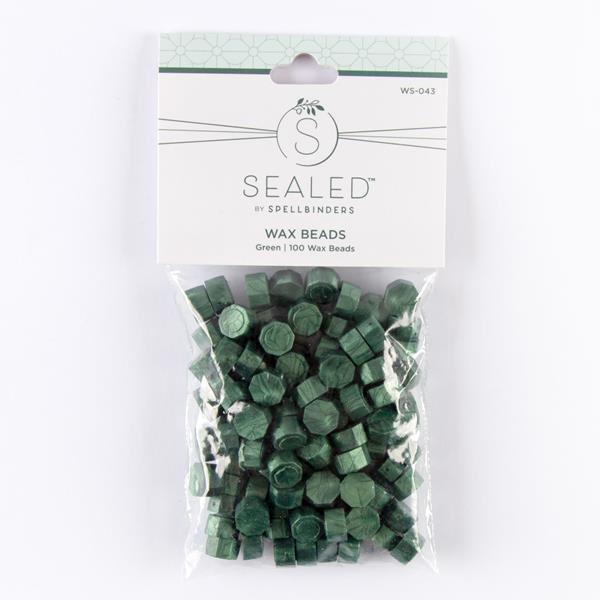 Spellbinders Wax Beads Green - 573543