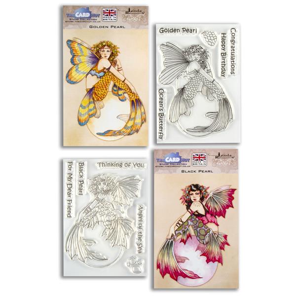 The Card Hut - Linda Ravenscroft Unicorn Pearls Stamp Sets - 12 S - 575110
