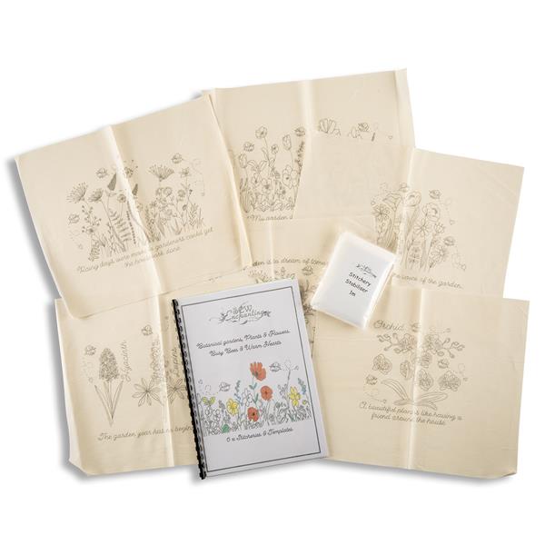 Sew Enchanting Botanical Gardens with 6 x Pre-Printed Stitcheries - 581676