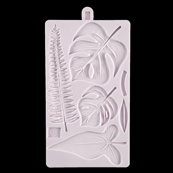 Karen Davies Silicone Mould - Tropical Leaves - 586277