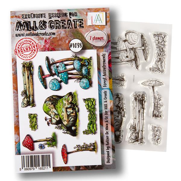 AALL & Create Autour de Mwa A7 Stamp Set - Forest Accoutrements - - 587250