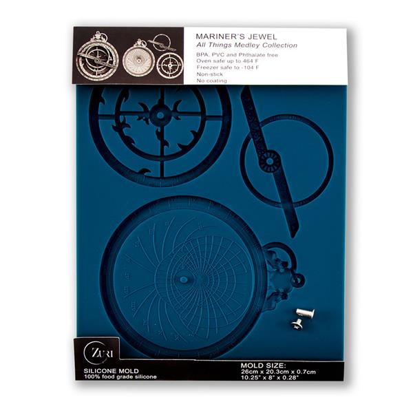 Zuri Designs Mariners Jewel Silicone Mould- 3 x Impressions - 595774