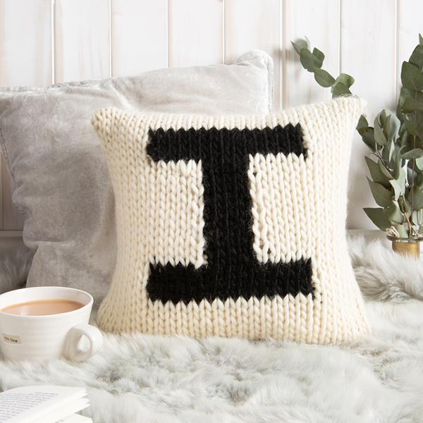 Wool Couture Personalised Cushion Knitting Kit - 600873