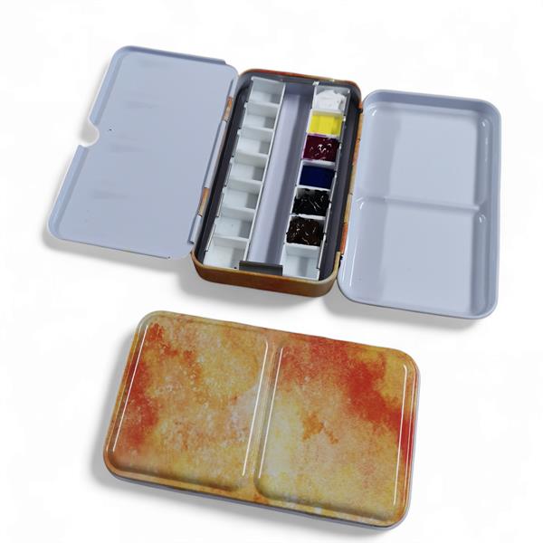 Studio 5 Set of 6 High Pigment Watercolours in Travel Tin - 607153