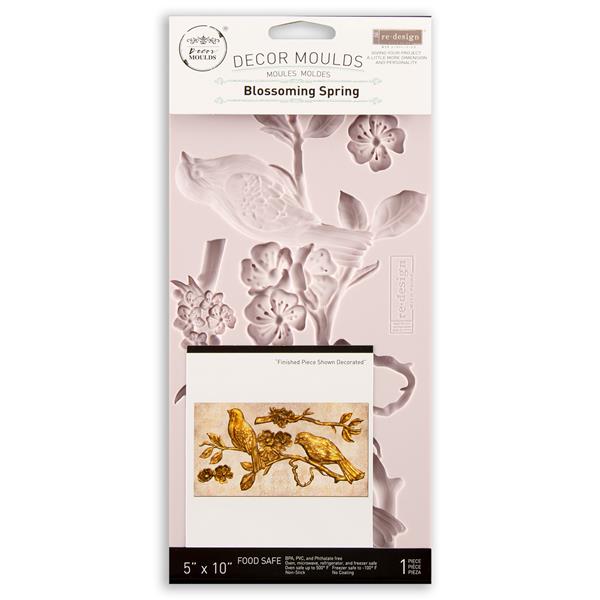 Decor Moulds® – Sweet Dahlia – 1 pc, 5″x8″x8mm – Re·Design with Prima®