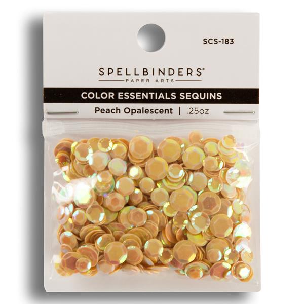 Spellbinders Opalescent Sequin Peach - 609136