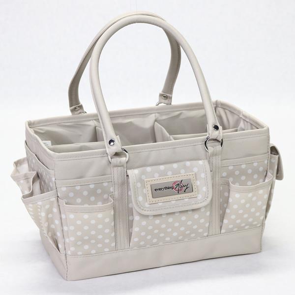 Everything Mary Tan Dot Deluxe Store & Tote Caddy - 609265