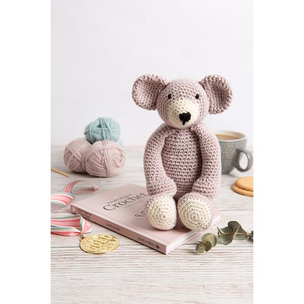 Wool Couture Teddy Crochet Kit with Pocket Book of Crochet - 611303