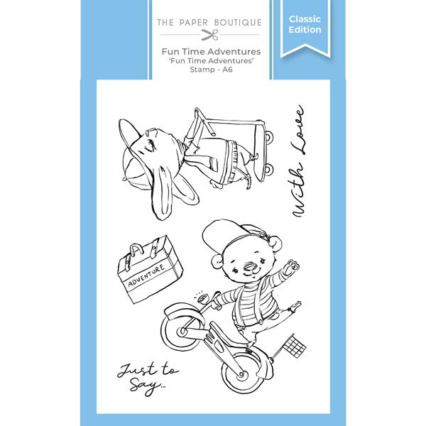 The Paper Boutique Fun Time Adventures A6 Stamp Set - With Love - - 611979