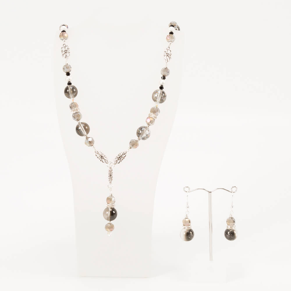 Aldridge Crafts Elegant Black Sparkle Necklace Kit