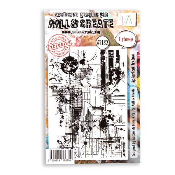 AALL & Create Autour De Mwa A7 Stamp - Spherical Textual - 613928