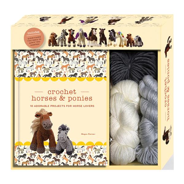 Crochet Horses & Ponies Kit by Megan Kreiner & Meryl Henderson - 617946