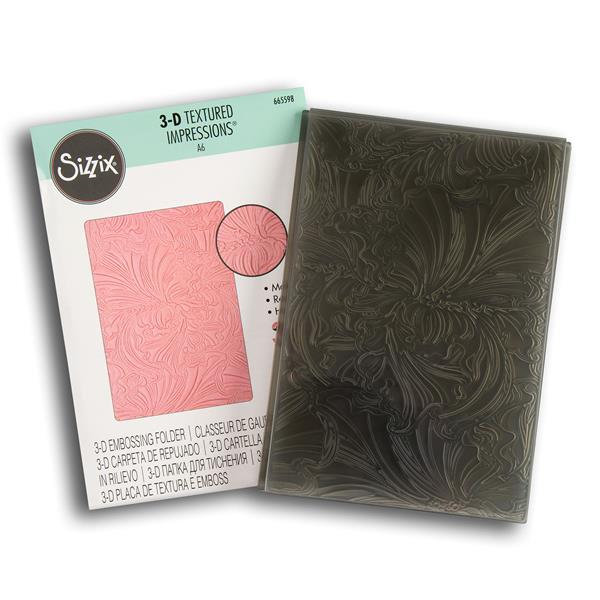 Sizzix 3-D Textured Impressions Embossing Folder - Knitted