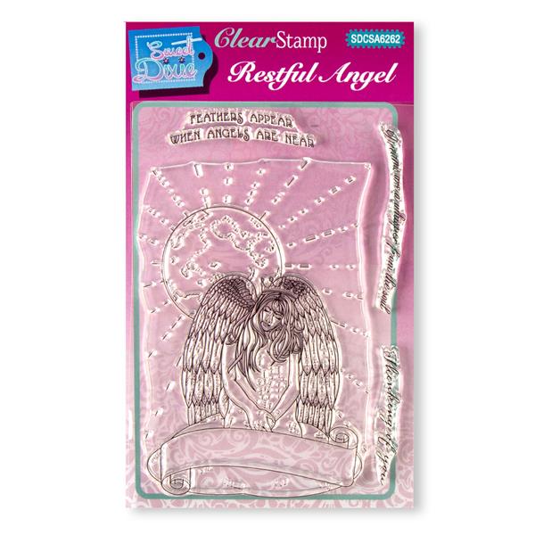 Sweet Dixie A6 Stamp Set - Restful Angel Tattoo - 620159