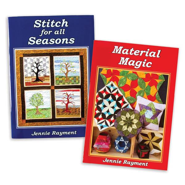 Jennie Rayment Material Magic & Stitch for All Seasons Book Bundl - 620383