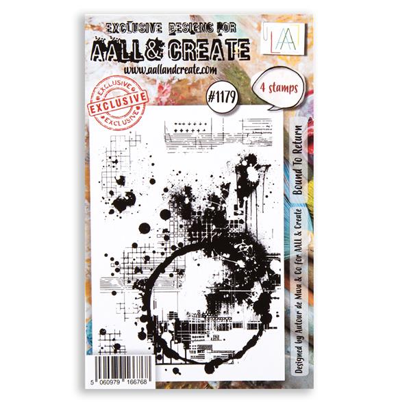 AALL & Create Autour De Mwa A7 Stamp Set - Bound To Return - 4 St - 621865