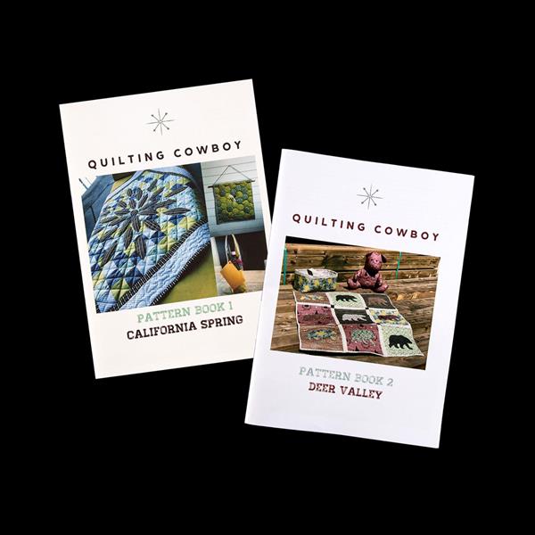 Quilting Cowboy Set of 2 Pattern Booklets - California Spring and - 628536