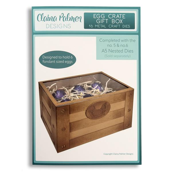 Claina Palmer Designs Egg Crate Gift Box Die Set - 16 Dies - 629578