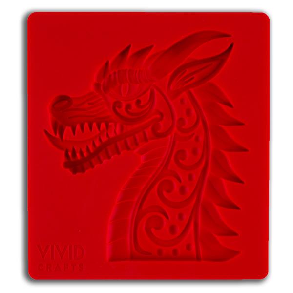 Vivid Crafts Mystic Draco Silicone Mould - 127mm x 140mm - 632331