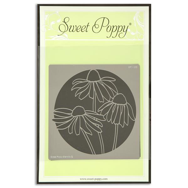 Sweet Poppy Metal Stencil - Echinacea Circle - 634083