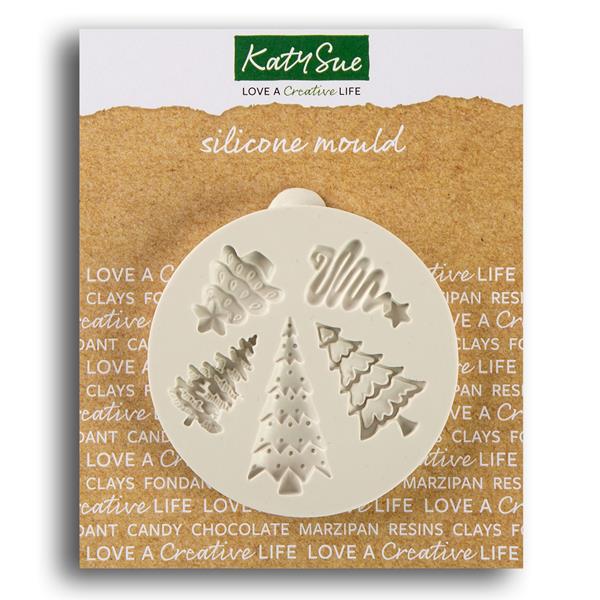 Katy Sue Designs Miniature Christmas Trees Silicone Mould - 634210