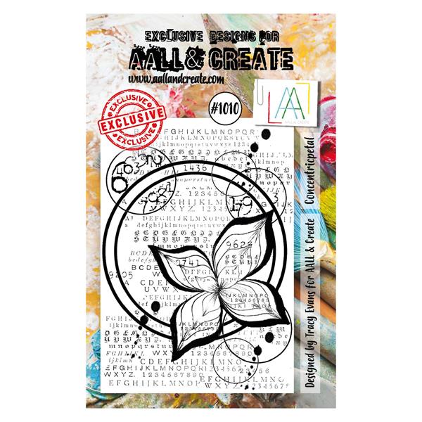 AALL & Create Tracy Evans A7 Stamp Set - Concentricpetal - 640770
