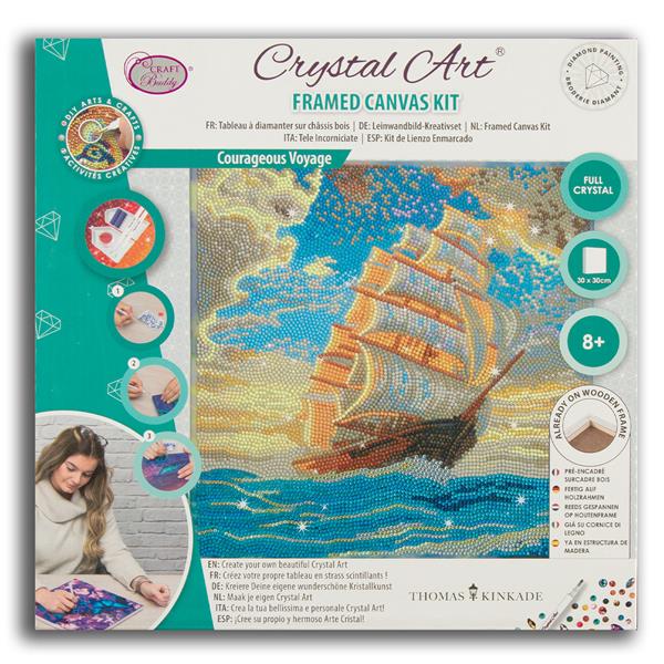 Crystal Art Diamond Painting 30x30cm Kit - Courageous Voyage - 644998