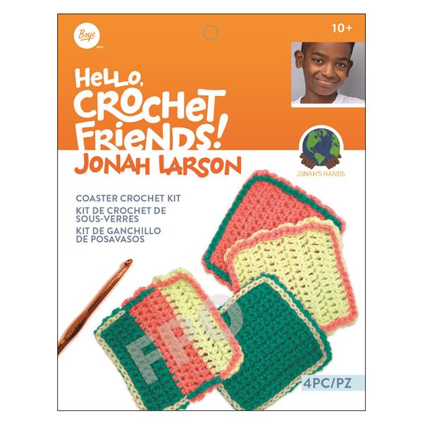 Jonah's Hands Crochet Friends Coasters Kit - 645445