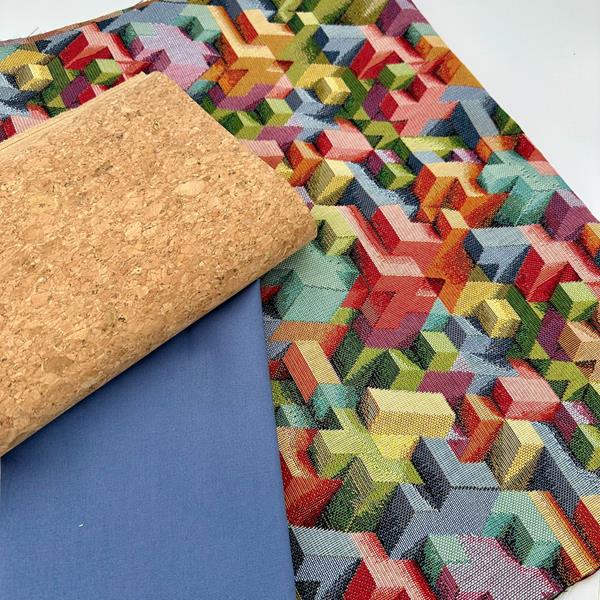 Natasha Makes Tapestry Fabric Trio - 1/2m Spectrum, 1/2m Slate &  - 657904