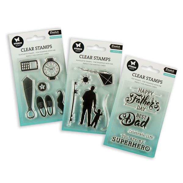 Studio Light Essentials 3 x Stamp Sets - Father's Day - 15 Stamps - 659355
