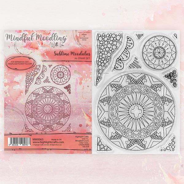 Mindful Moodling A5 Stamp Set - Sublime Moodalas - 10 Stamps - 662957