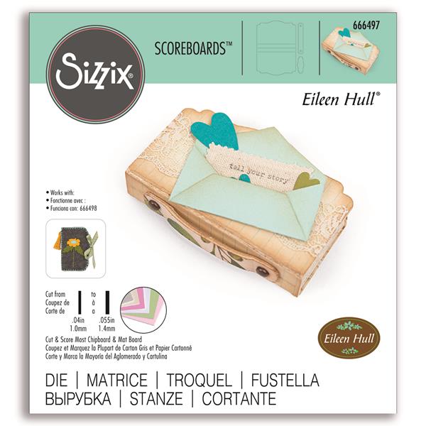 Sizzix ScoreBoards Die Mini Book by Eileen Hull - 666408