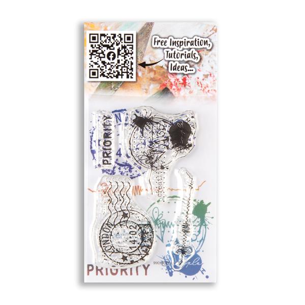 AALL & Create Autour De Mwa A8 Stamp Set - Franking - 4 Stamps - 667298