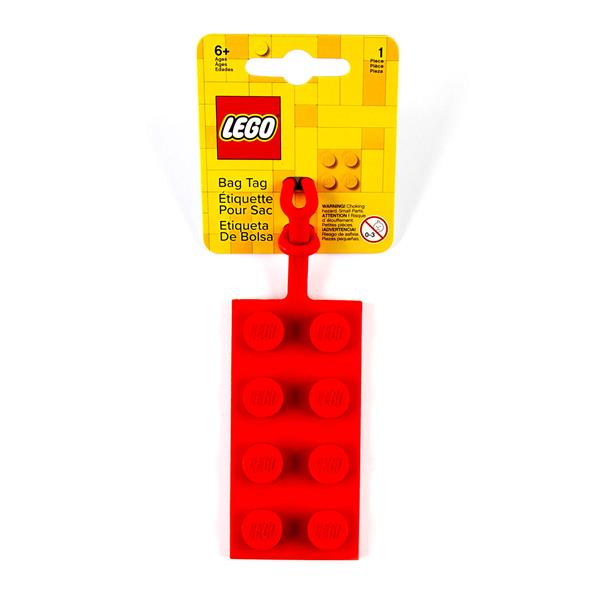 LEGO® Iconic 2x4" Brick Bag Tag - Red - 673511