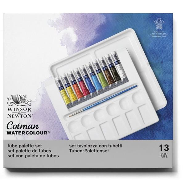 Winsor & Newton Cotman Watercolour Palette 8ml Assorted Colours S - 678016