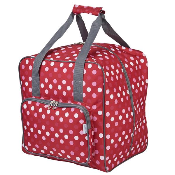 Sewing Online Red Polka Overlocker Bag - 38 x 35.5 x 33cm - 679468