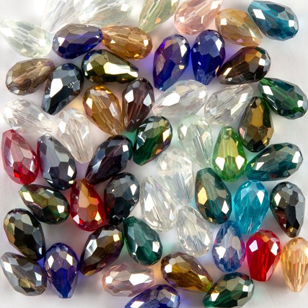 Impressions Crafts Drop Beads Mixed Bulk Pack - 50 Beads - 681931