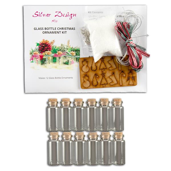 Silvar Design Christmas Wish Bottle Ornament Kit - Makes 12 - 686257